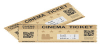 Mynds Brand Paper Cinema Ticket