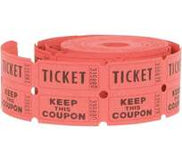 Mynds Brand Paper Printed Double Movie Ticket Roll